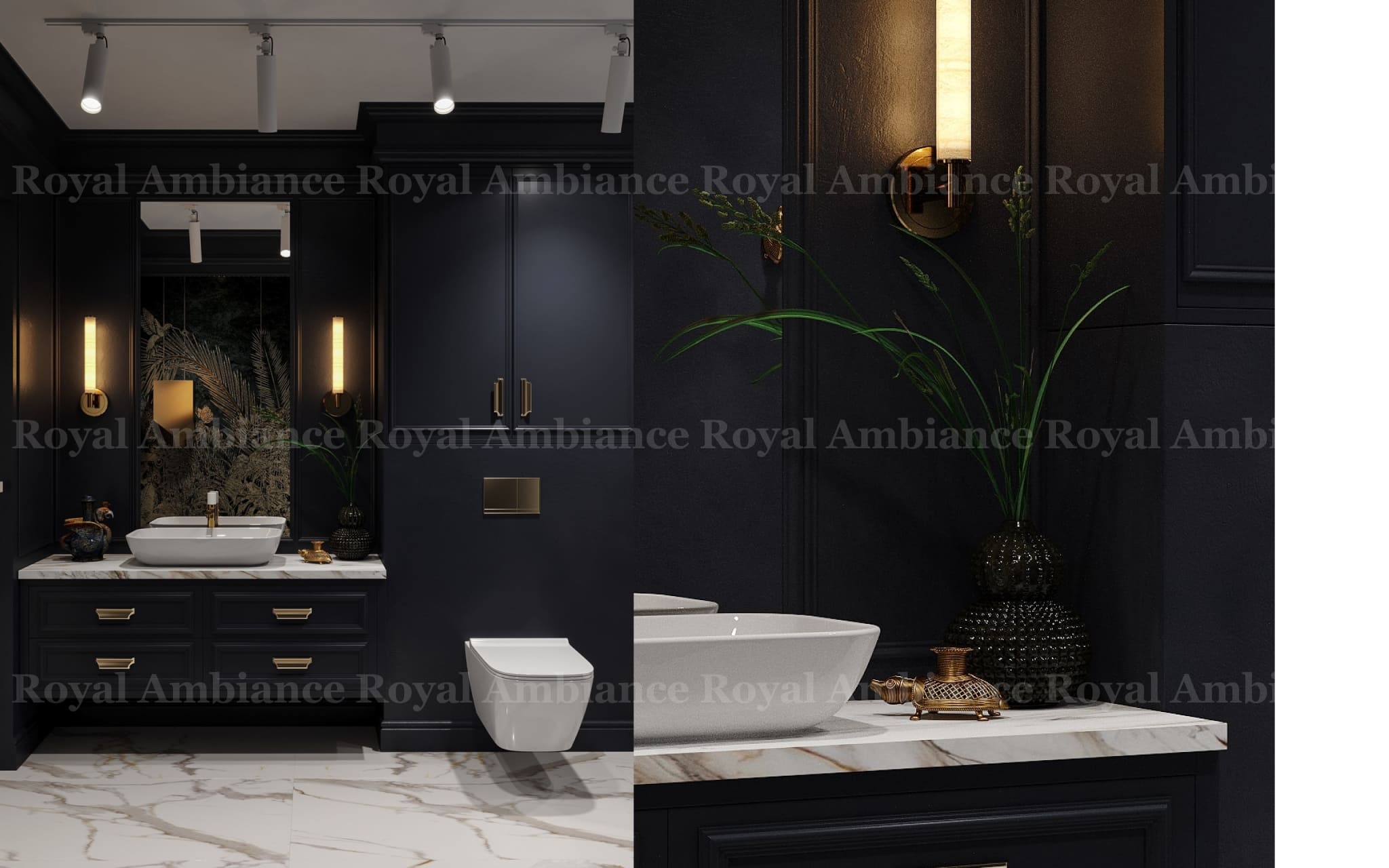 Creek Luxury residential fit out renovation construction joinery Dubai washroom bathroom restroom