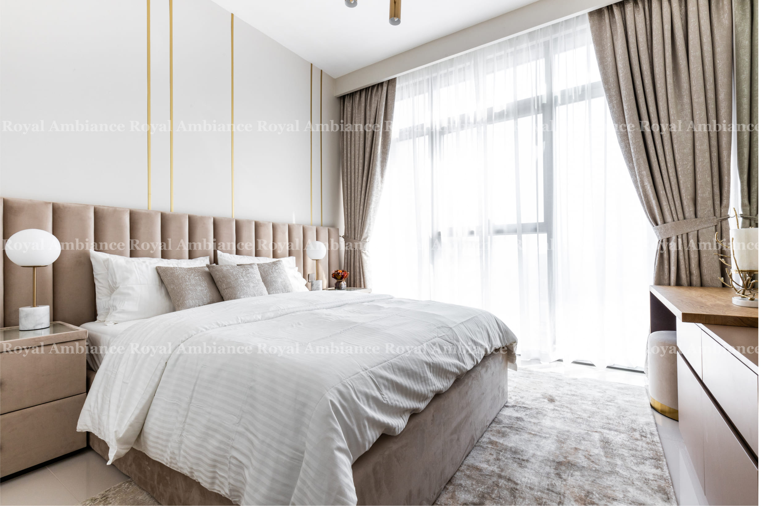 Beach Vista by Emaar Apartment Bedroom Renovation Fit Out Design